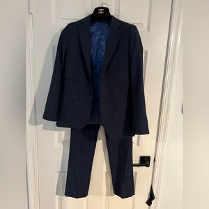 Isaac Mizrahi for Target Boys Size 12 Suit Blazer & Pants Modern Blue EUC